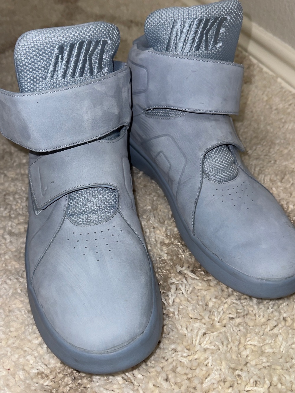 Nike Marxman Premium Leather Wolf Grey Mens 10.5⁠